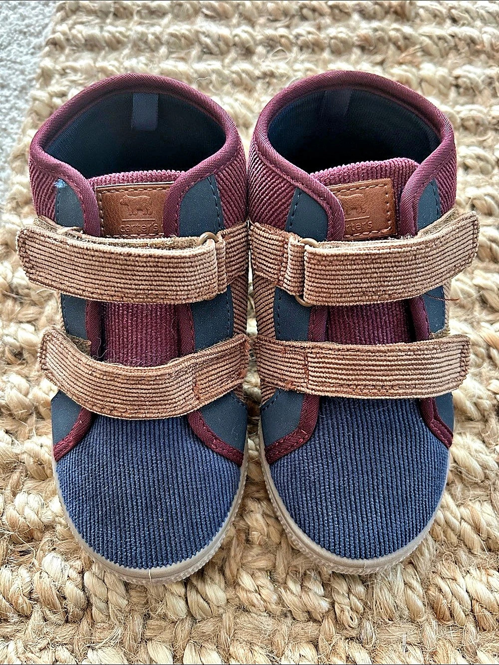 Carter's Teddy Corduroy Casual High-Top Sneaker High-Top Sneakers size 11